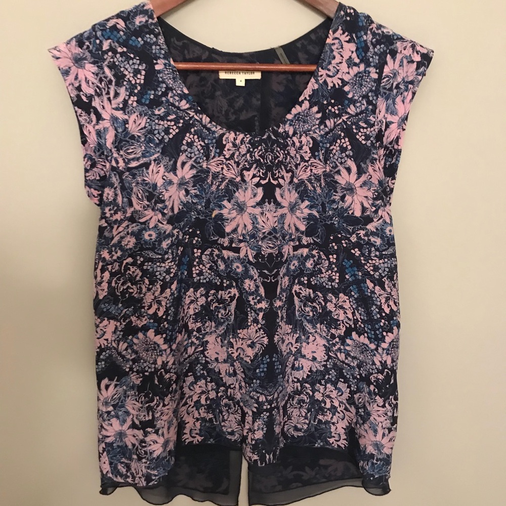 Rebecca Taylor 100% silk top